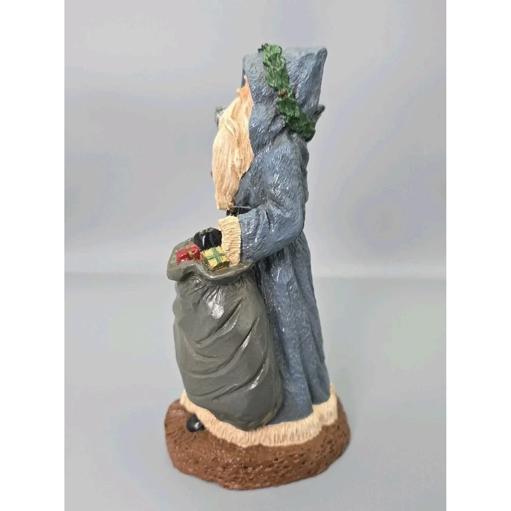 Vintage‎ Finland Joulupukki Santa Figurine Nordic Father Christmas Resin 1992